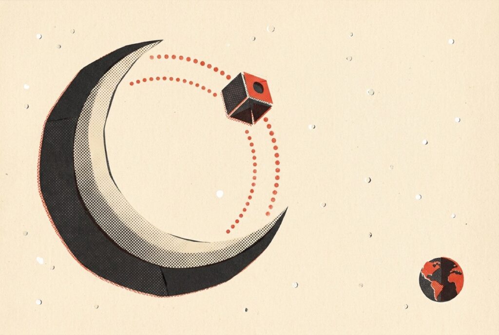 Illustration : ICUBE-Q : le Pakistan en orbite autour de la Lune